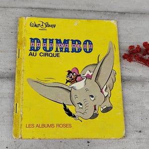 Buch Dumbo im Zirkus Album Rosen Walt Disney 1970