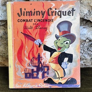 Buch Jimmy Locust Fights The Fire von Walt Disney, The Pink Albums 1956