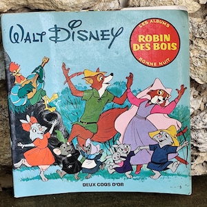 Robin Hood-Buch Robin Hood-Alben Gute Nacht, zwei goldene Hähne Walt Disney 1973
