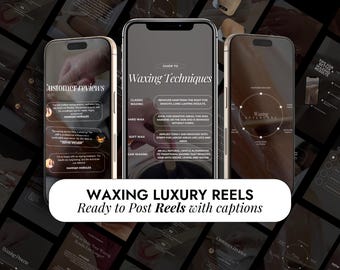Filmy z depilacji woskiem na Instagramie | Szablony na Instagramie z depilacją woskiem | Szablony do mediów społecznościowych z depilacją woskiem | Filmy z depilacją woskiem | Depilacja woskiem na Instagramie