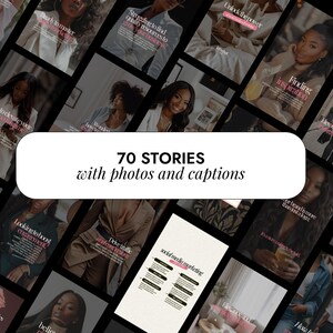 Melanin Social Media Templates | Digital Marketing Post Templates | Personal Growth | Melanin Instagram Posts | Faceless Marketing Boss Babe