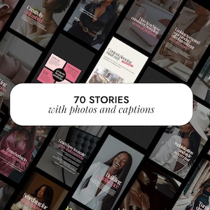 Melanin Social Media Templates | Digital Marketing Post Templates | Personal Growth | Melanin Instagram Posts | Faceless Marketing Boss Babe