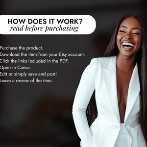 Melanin Social Media Templates | Digital Marketing Post Templates | Personal Growth | Melanin Instagram Posts | Faceless Marketing Boss Babe
