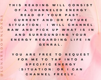 mini general reading (raw channeling)