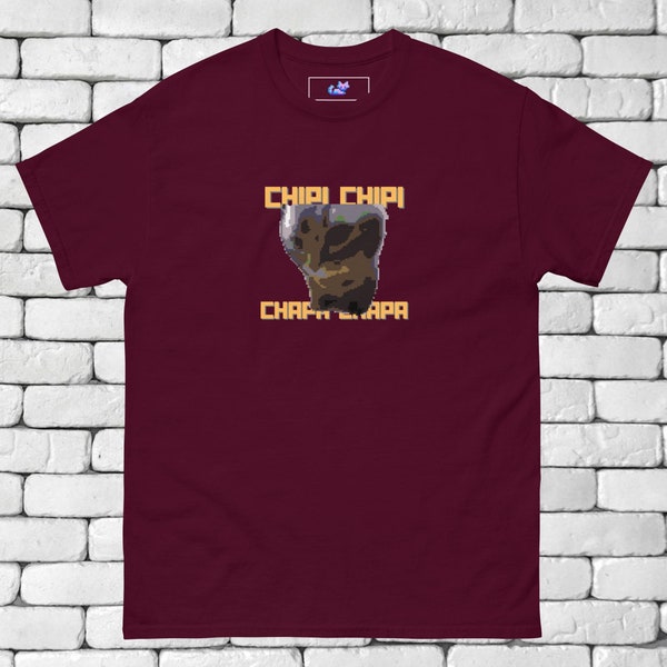 Chipi CHIPI CHAPA Chapa Cat & Funny Meme Crewneck T-SHIRT, Unisex Half Sleeve Pet Animal Lover Elegant Fabric Cotton Tee Outfit