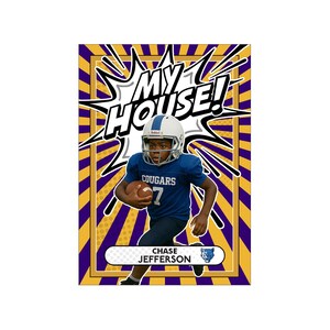 Réplica de cartão esportivo personalizado My House