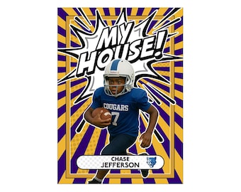 Custom My House Replica Sports Card