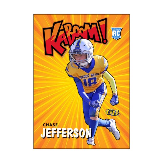 Custom Kaboom Replica Sports Card - Etsy Custom Kaboom Replica Sports Card - Etsy