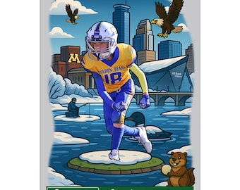 Custom Downtown Replica Sports Card