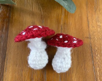 Original Crochet Toadstool Mushroom Pattern: Realistic Fungi DIY (PDF Pattern)