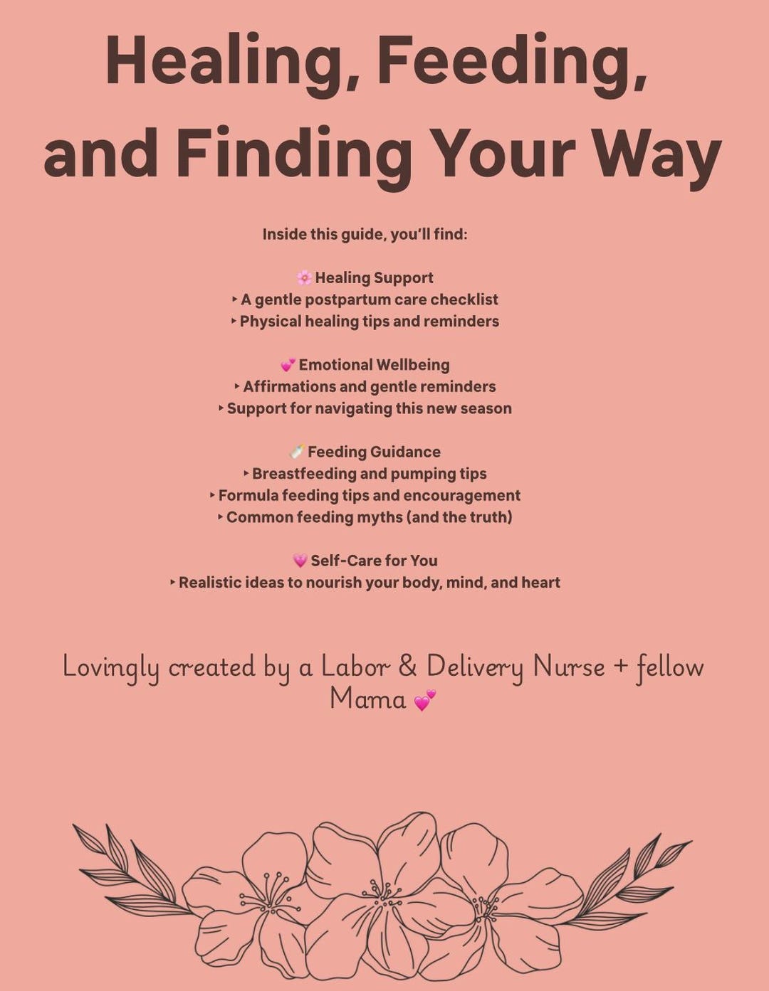 Postpartum Care Bundle for New Moms – Gentle Healing Tips ...