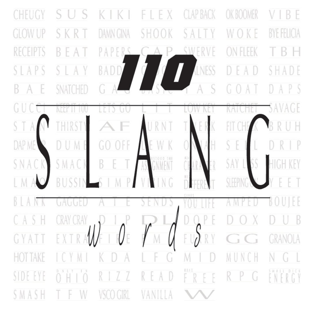 Slang Text Slang Words Clipart Digital Download Instant Download 