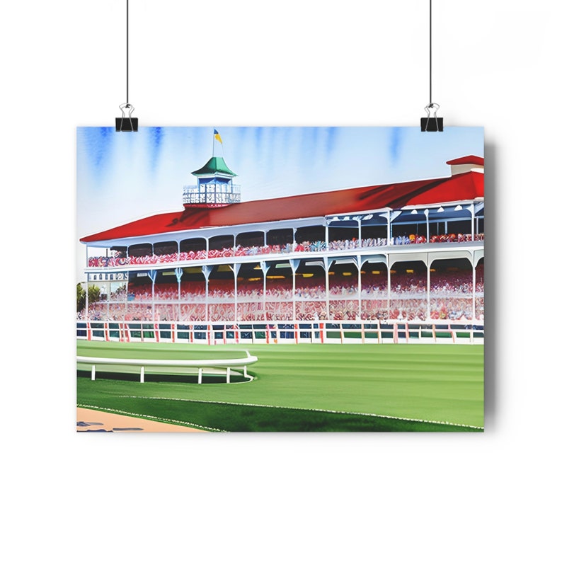 saratoga-race-track-art-print-etsy