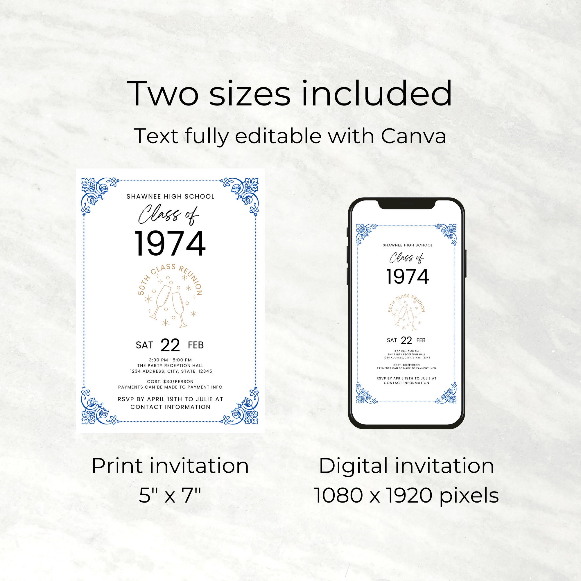 CLASS REUNION INVITATION TEMPLATE FREE visual data 5