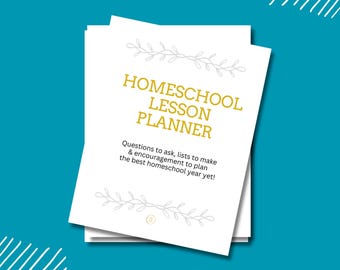 Homeschool-lesplannerboek | Thuisschoolplanner voor meerdere kinderen | Werkboek Thuisschoolplanner | Homeschoolplanner 2024-2025 Afdrukbaar