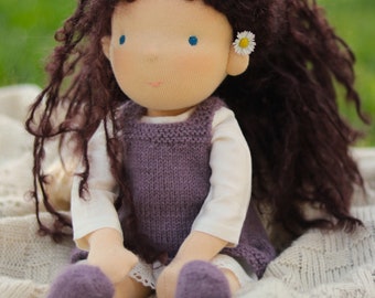 Handmade waldorf inspired doll