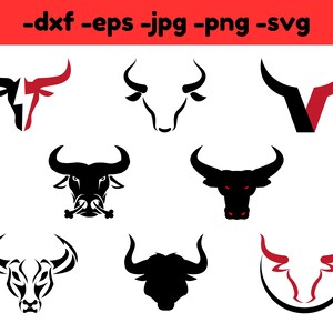 Longhorn Bull Skull Clipart: Hand-Drawn Vector Design (Digital Download)