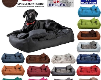 Luxury Dog bed handmade soft warm comfy Extra LARGE up to 130cm