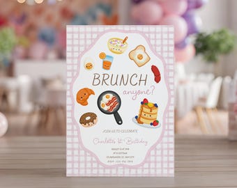 Brunch Anyone Birthday Invitation, Editable Template for Digital Download, Perfect for Your Celebration BS102