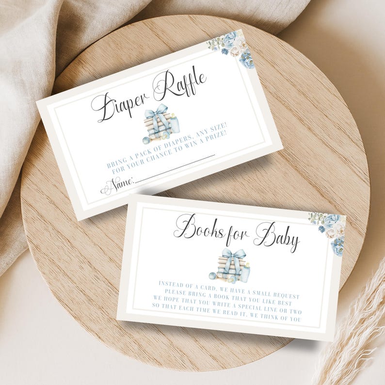 A New Chapter Will Soon Begin Baby Shower Invitation Bundle, Book Theme Boy Baby Shower Invite Set, Vintage Storybook Shower Invitation BS68