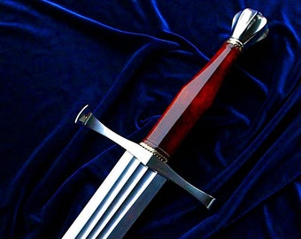 Battle Ready Long Sword - Handgesmeed middeleeuws meesterzwaard, Vikingzwaard, cosplayzwaard met schede/schede