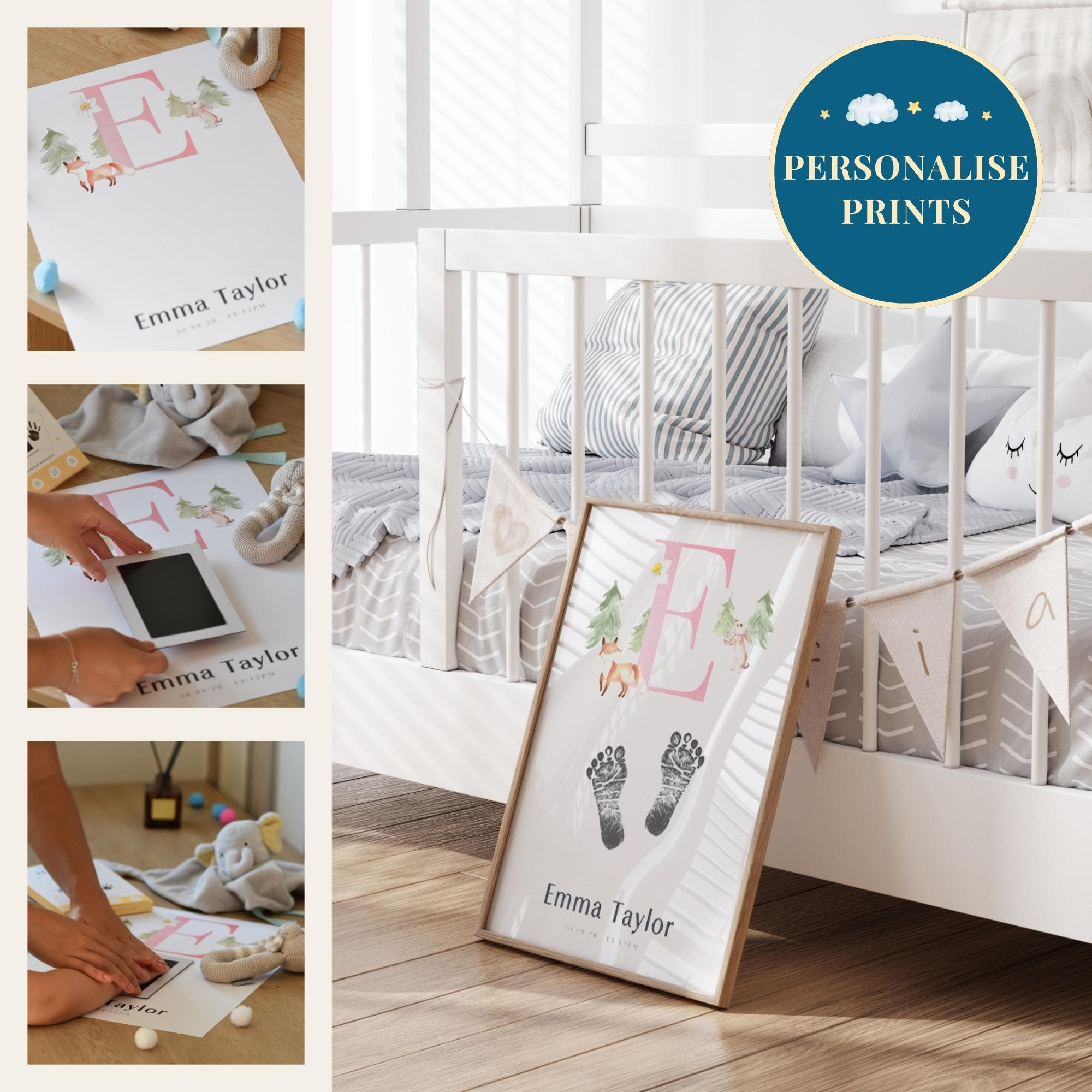 Hand and Footprint Premium Print Kit for Babies and Infants | A perfect gift and keepsake