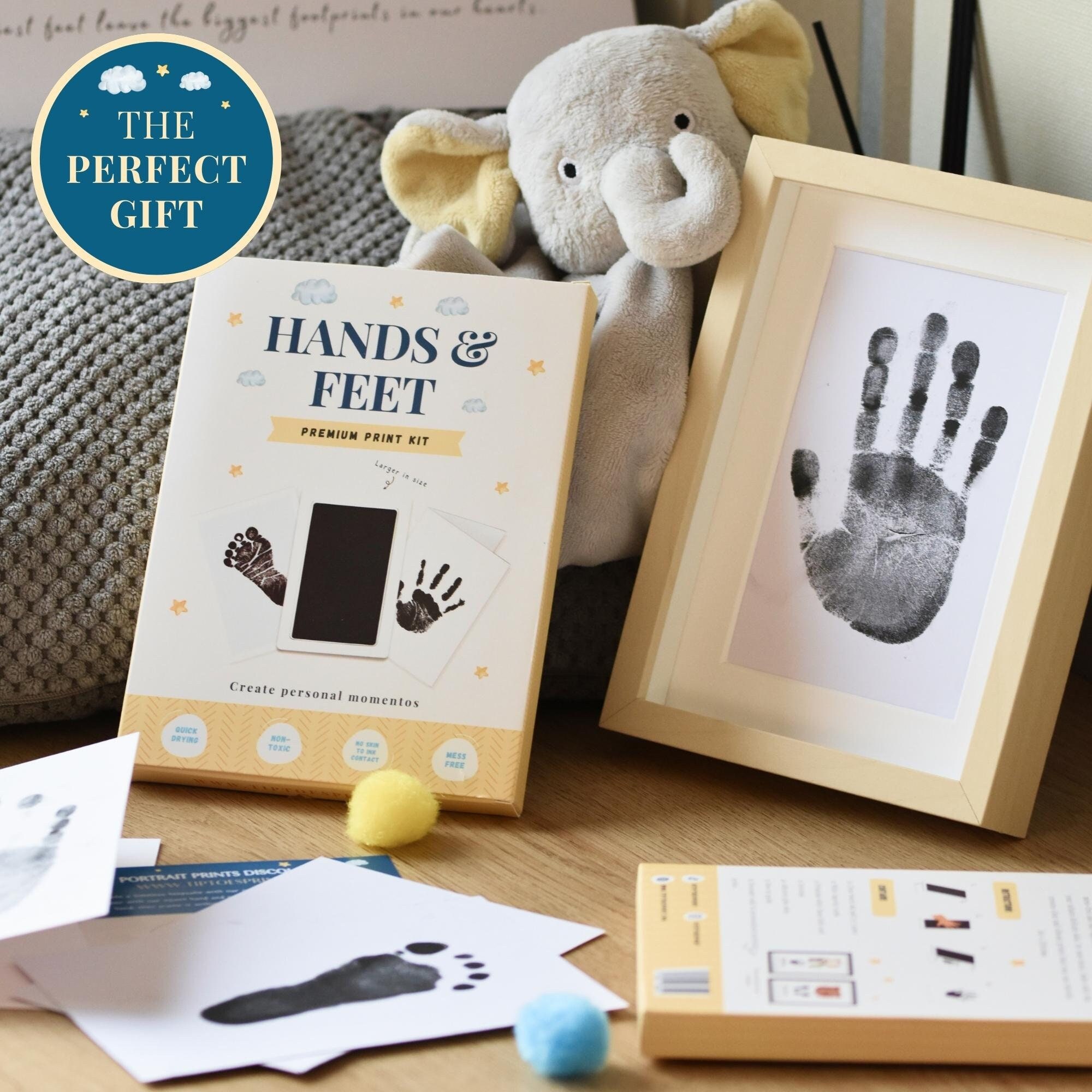 Hand & Paw Casting Kit Personalised DIY Keepsake, Birthday