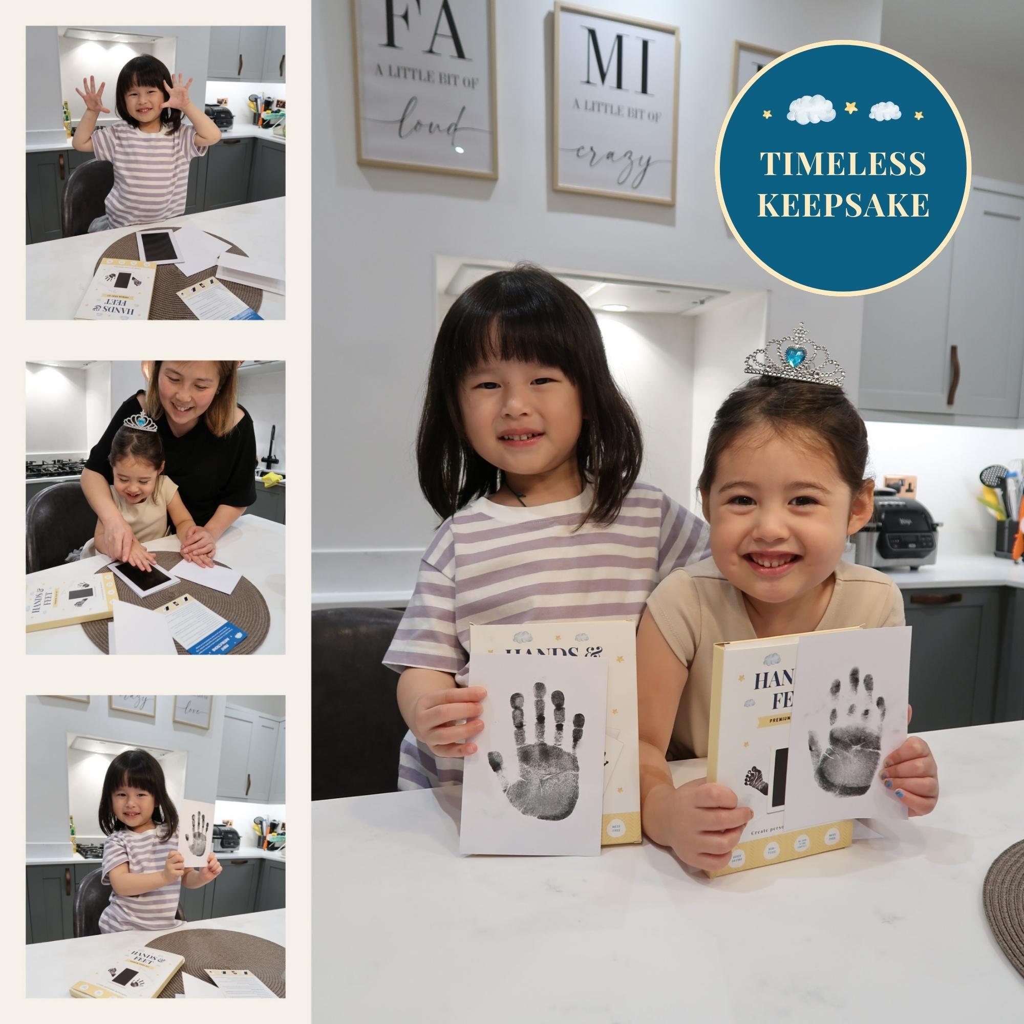 Hand and Footprint Premium Print Kit for Babies and Infants | A perfect gift and keepsake