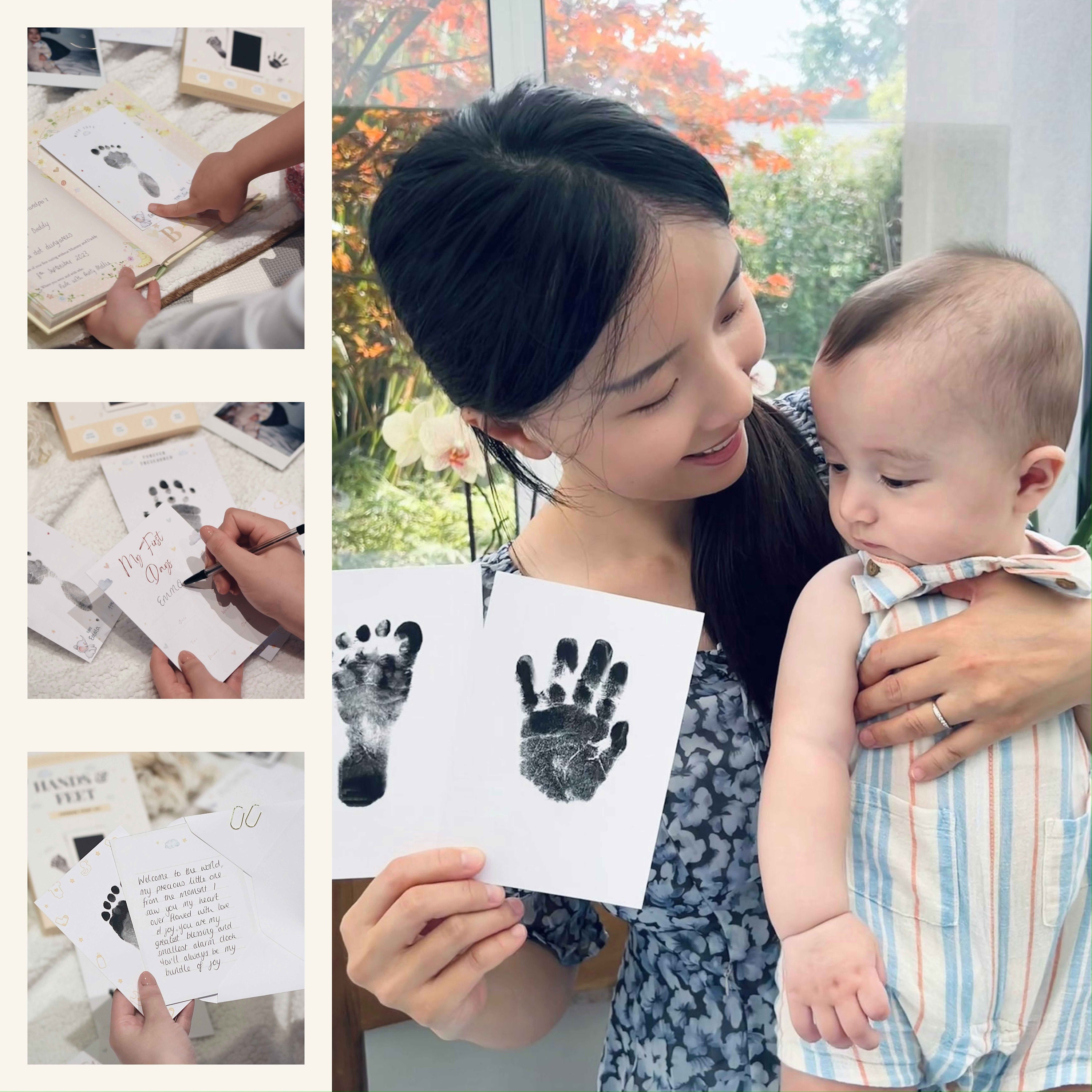 Hand and Footprint Premium Print Kit for Babies and Infants | A perfect gift and keepsake