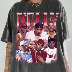 Graphic Nelly Rapper Vintage 90s Bootleg T-shirt Png, Nelly Sweatshirt Png, Nelly Shirt Retro Nelly Rapper Shirt Nelly Rap Tee Y2k Nelly