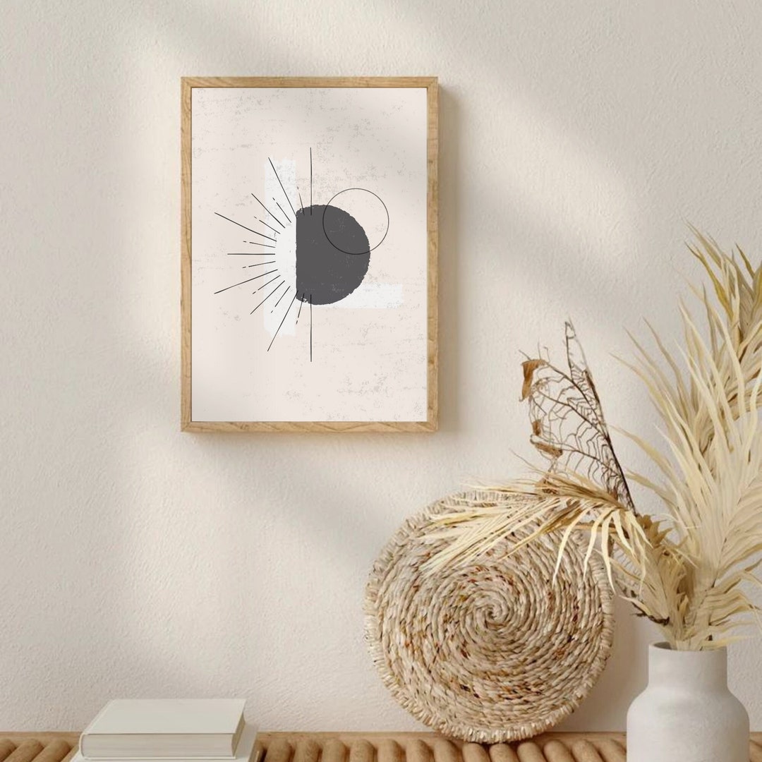 Black and White Wall Decor Boho Wall Art Prints No Frame Etsy