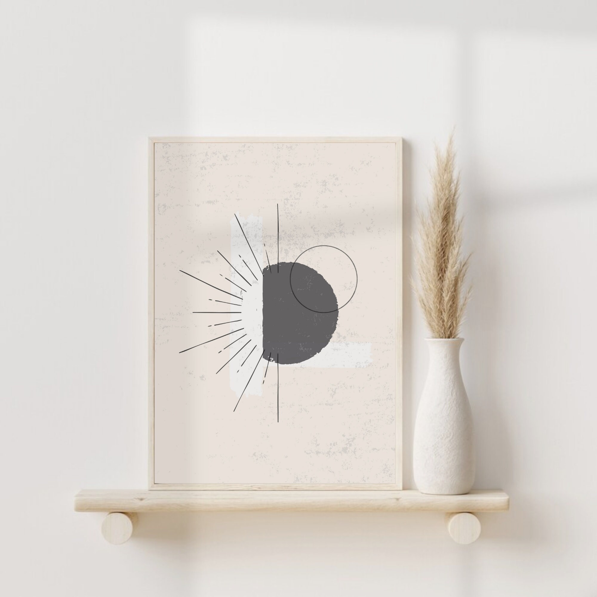 Black and White Wall Decor Boho Wall Art Prints No Frame Etsy