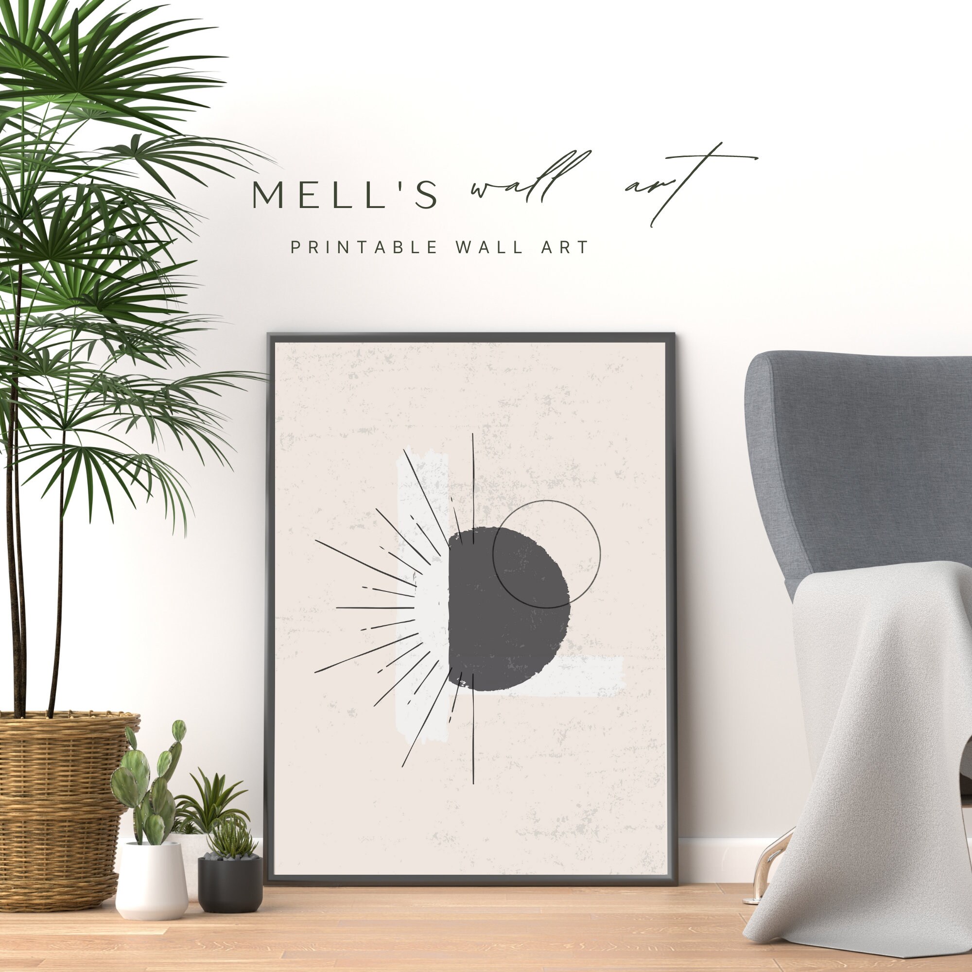 Black and White Wall Decor Boho Wall Art Prints No Frame Etsy