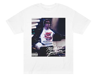 Camiseta clásica unisex de Michael Jackson / Camiseta retro de música, merchandising de la banda icónica, regalo para amantes de la música, ropa urbana moderna, ropa de cultura pop