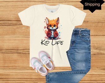 Kid Life Funny Graphic T-shirt for Kids