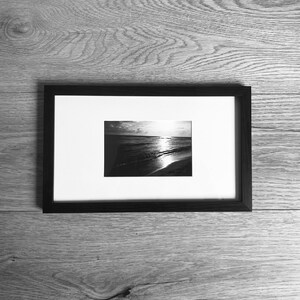 Black and white framed 6&quot;x4&quot; photo of sunshine