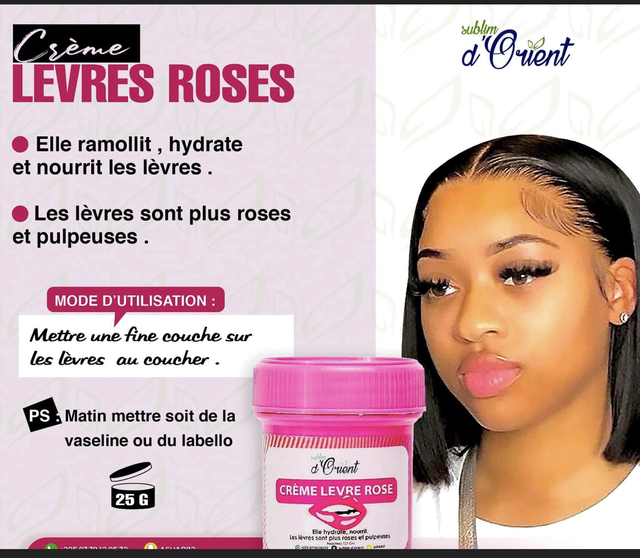 Lip Cream Lip Brightening Cream Smokers Lip Cream Pink Lips Etsy