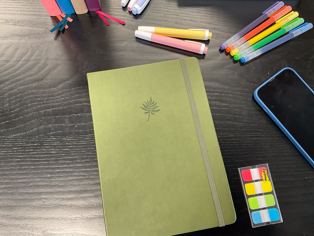 B5 Dot Grid Notebook for Bullet Journaling 160gsm White Paper Vegan ...