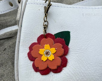 Tropical Flowers Bag Art