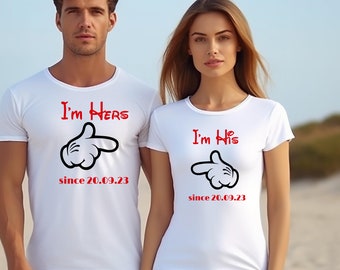 T shirt couple Gand mini mickey