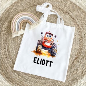 Tote bag tracteur vidéo personnalisable