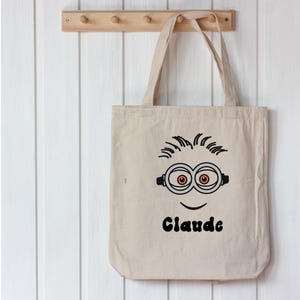 Tote bag minion personnalisable