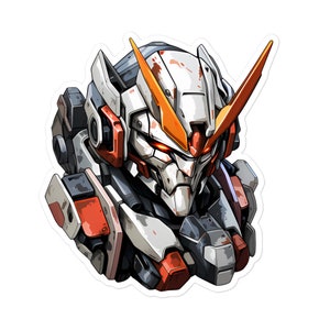 Gundam Inspired Mobile Suit Okin Sticker