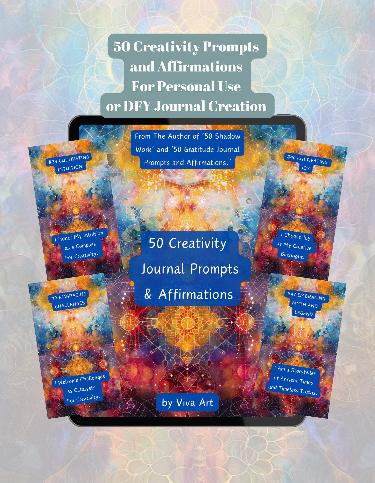 50 Creativity Journal Prompts, Journal Prompts, Affirmations E-book ...