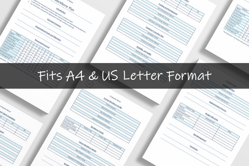 Workforce Plan Template | Action Plan | Business Analysis | Business ...