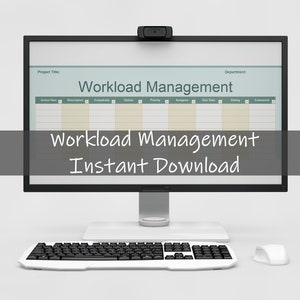 Workload Management | Tasks Tracker Excel | Status Report Excel ... image.