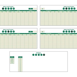 Sales Lead Tracker | Sales Pipeline Excel Template | CRM Excel ...