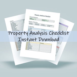 Checklist vastgoedanalyse | Checklist verhuizing huurder | Checklist verhuizen | Direct downloaden | Sjablonen voor thuisinspectie | Huurformulieren