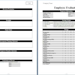 Employee Evaluation Form Employee Performance Review Ranking Tool