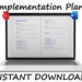 Implementation Plan | Operations Manual Template | Accomplishments ...